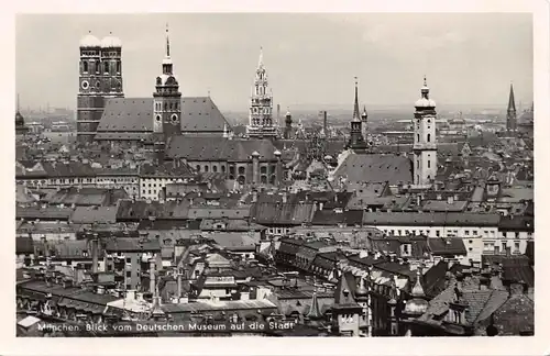 München Blick vom Deutschen Museum auf die Stadt ngl 164.798