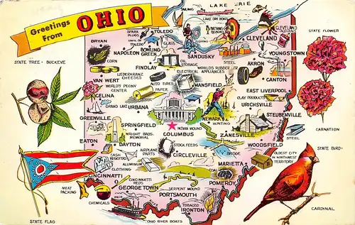 Ohio State Symbols and Sights gl1968 164.156