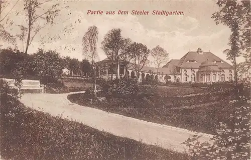 Partie aus dem Steeler Stadtgarten gl1922 165.495