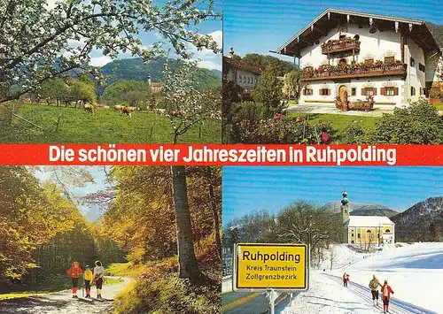 Ruhpolding Obb., Mehrbildkarte ngl E3528
