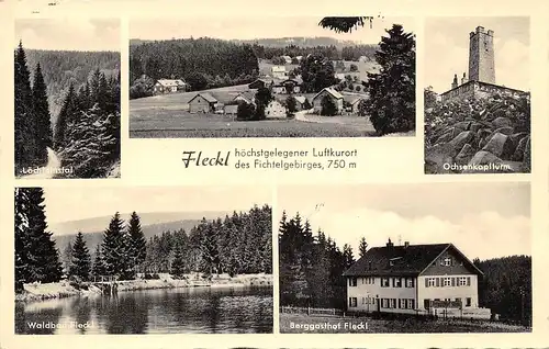 Fleckl am Ochsenkopf - Panorama und Teilansichten gl1954 166.711