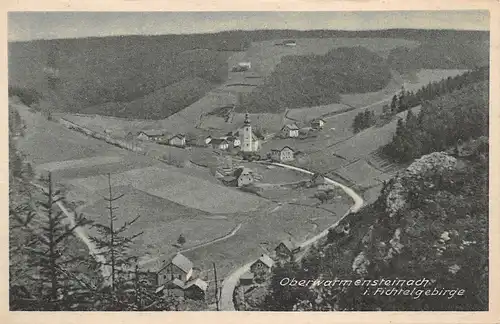 Oberwarmensteinach im Fichtelgebirge - Panorama ngl 166.718