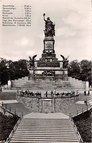 Rüdesheim am Rhein - Niederwalddenkmal gl1954 163.774