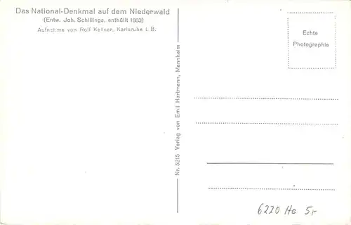 Rüdesheim Nationaldenkmal auf dem Niederwald ngl 163.783