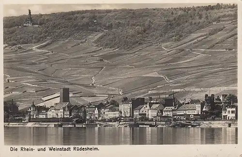Die Rhein- und Weinstadt Rüdesheim gl1936 E3858