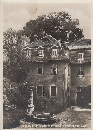 Weimar, Ehem.Wohnhaus der Frau von Stein ngl E3633