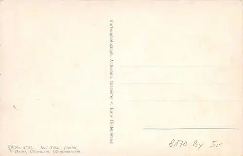 Bad Tölz im Isartal mit Bergen ngl 164.848