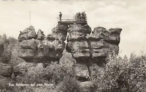Zittauer Gebirge, Felsenthor auf dem Töpfer ngl E5656