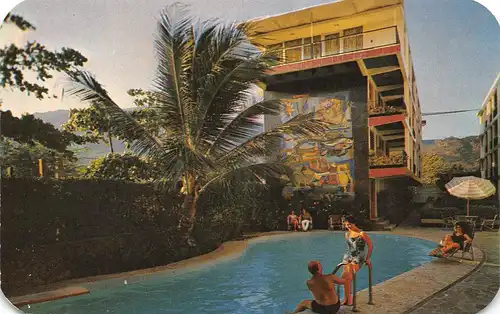 Mexiko Acapulca Hotel Tampa Ansicht mit Pool ngl 164.265