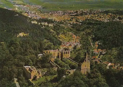 Bad Dürkheim, Blick auf Stadt und die Klosterruine Limburg ngl E2883