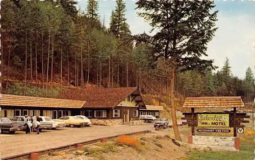 Canada Rock Creek B.C. Edelweiss Inn Motel on S. Trans Canada Hwy gl1975 164.199