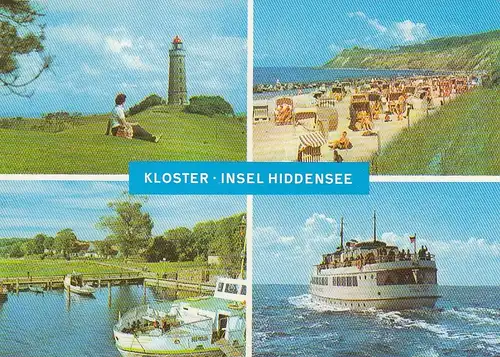 Kloster, Insel Hiddensee, Mehrbildkarte ngl E5870