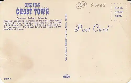 USA Colorado Springs, Colorado, Pikes Peak, Ghost Town ngl E2668