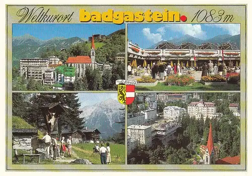 Bad Gastein, Mehrbildkarte ngl E3742