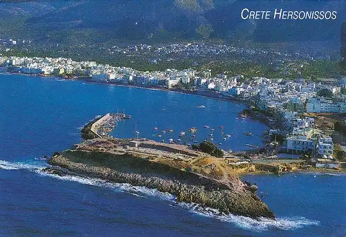Greece, Crete, Hersonissos, Luftbild gl1995 E4040