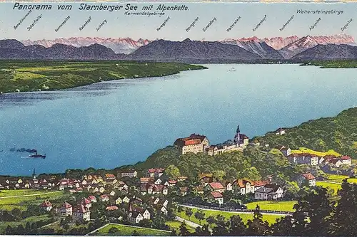 Starnbergersee mit Alpenkette ngl E4489