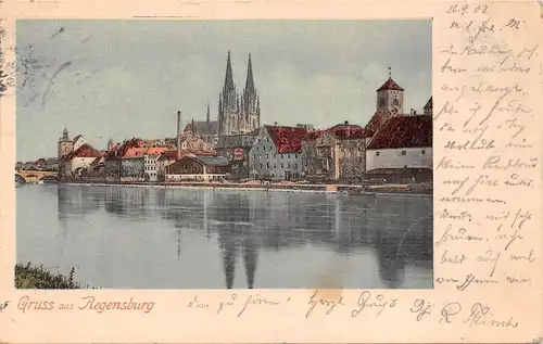 Regensburg - Stadtansicht gl1903 166.982