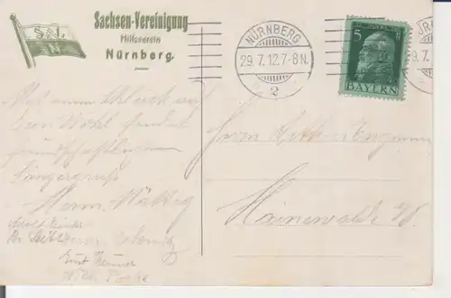 Nürnberg - VIII. Deutsches Sängerbundesfest 1912 gl1912 228.375