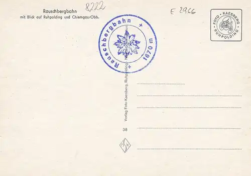 Ruhpolding Obb., Rauschbergbahn ngl E2966