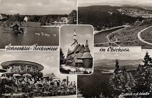 Hahnenklee-Bockswiese, Oberharz, Mehrbildkarte glum 1960? E4124