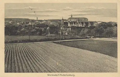 Wermsdorf Hubertusburg Inneres der Kath.Kirche feldpgl1915 E4173