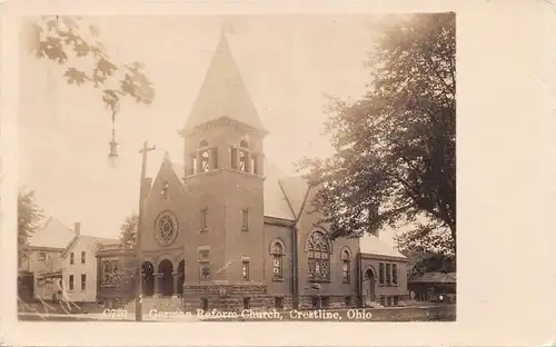 Crestline OH German Reform Church gl1920 164.060