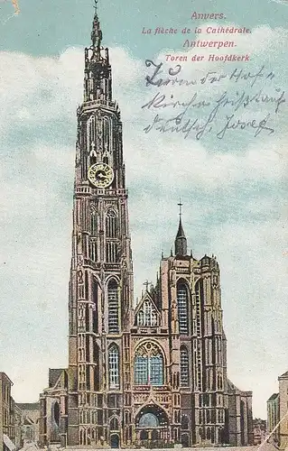 Antwerpen/Anvers, Toren de Hoofkerk ngl E6020