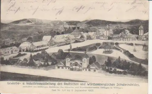 Villingen im Schwarzwald Gewerbe-und Industrieausstellung 1907 gl1907 227.024