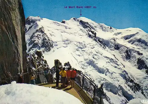 Chamonix-Mont Blanc, Blick auf den Gipfel ngl E3844