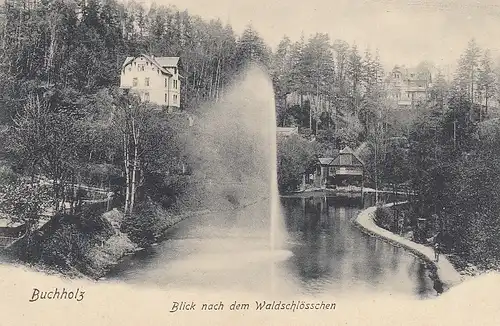 Buchholz i. Sa. - Blick nach dem Waldschlösschen feldpgl1915 E4207