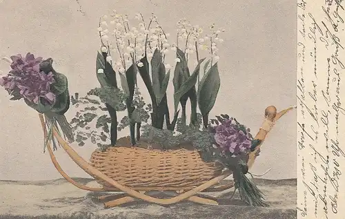 Veilchen und Maiglöckchen gl1904 E3932