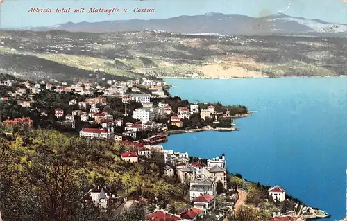 Abbazia total mit Mattuglie u. Castua gl1912 165.440