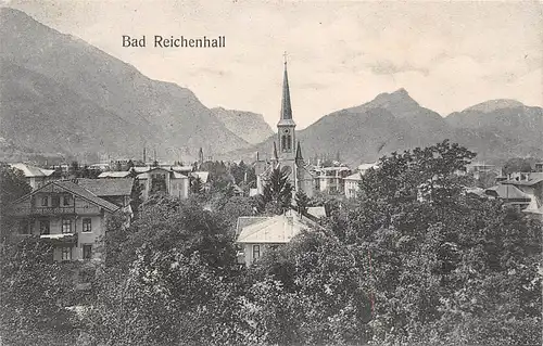 Bad Reichenhall Blick über die Stadt gl1906 165.920