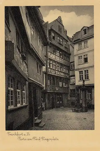 Frankfurt a.M., Partie am Fünffingerplatz ngl E4243