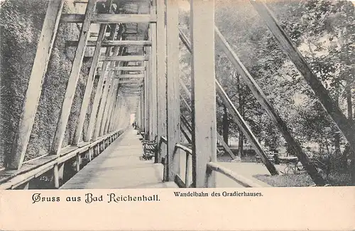 Bad Reichenhall Wandelbahn des Gradierhauses ngl 165.917