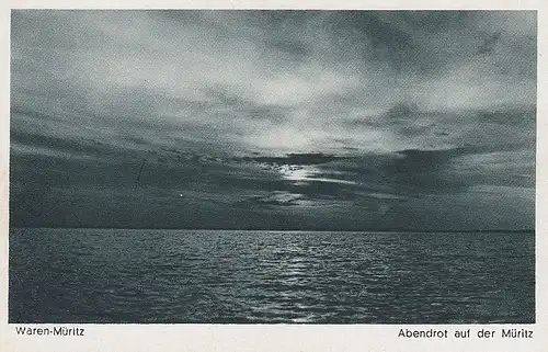 Waren-Müritz, Abendrot auf der Müritz ngl E4737