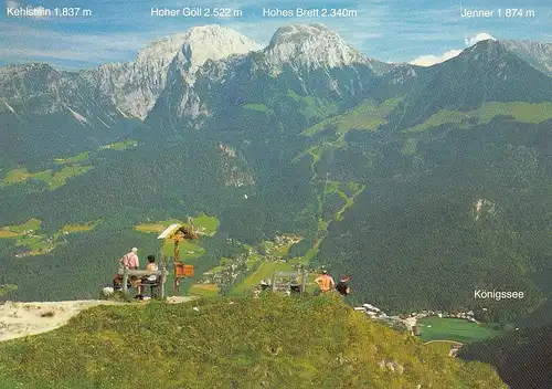 Blick vom Grünstein auf Königssee ngl E3204