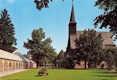 Traunstein Kriegergedächtniskirche mit Wandelgang ngl 165.952