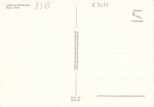 Bayer.Wald, Bodenmais, Panorama ngl E3043