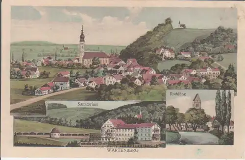 Wartenberg - Panorama, Sanatorium, Rocklfing feldpgl1917 227.808