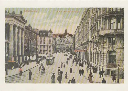 Stuttgart, Untere Schloßstraße, Repro ngl E6236