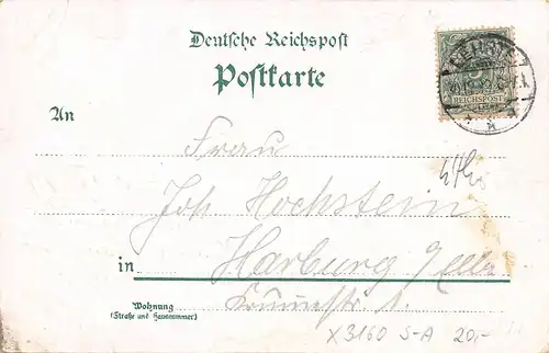 Gruß aus Lehrte Litho Bahnhof Schule Kirche Kriegerdenkmal gl1899 164.339