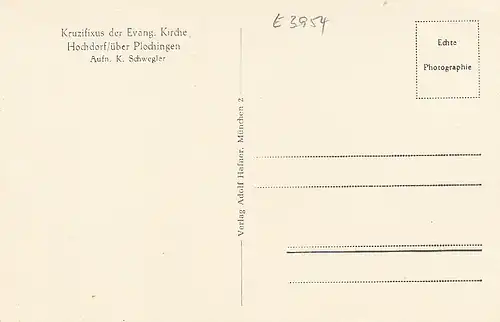 Hochdorf über Plochingen, Ev.Kirche, Kruzifixus ngl E3954