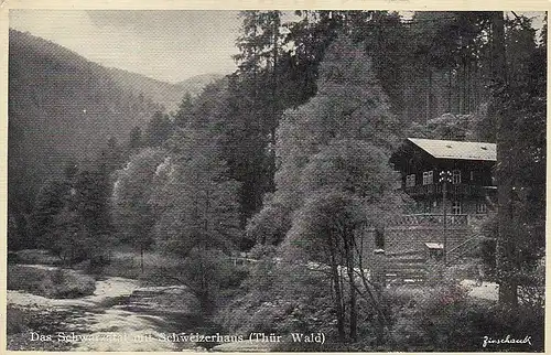Schwarzatal, Thür.Wald, mit Schweizer Haus ngl E4824