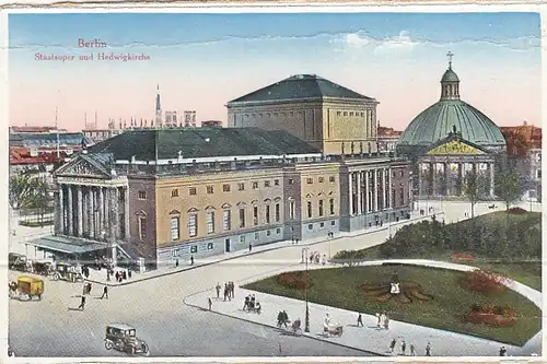Berlin, Staatsoper und Hedwigskirche ngl E6255