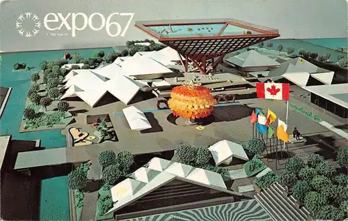 Canada Montréal P.Q. Expo67 Le Pavillon Du Canada gl1967 164.194
