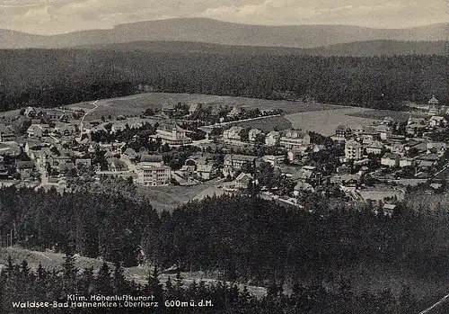 Bad Hahnenklee, Oberharz, Panorama gl1933 E3314