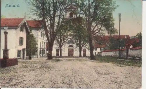 Mariastein - Straßenpartie mit Kirche gl1911 227.875