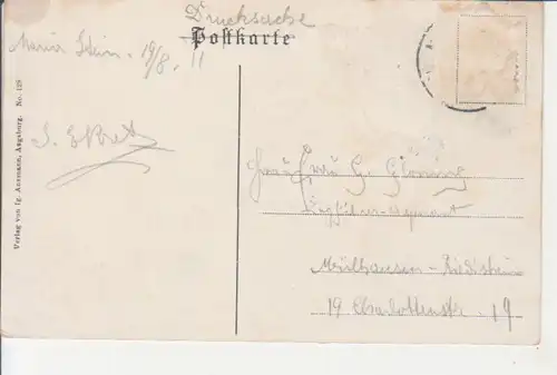 Mariastein - Straßenpartie mit Kirche gl1911 227.875