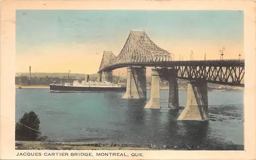 Canada Montréal P.Q. Jacques Cartier Bridge or Harbour Bridge gl1950 164.211